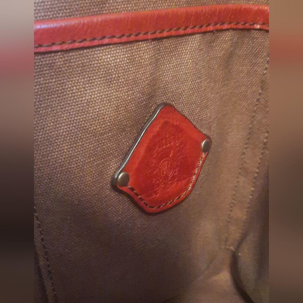 NOW ACCEPTING OFFERS! Vintage Red Leather Juicy Couture XL Purse - Picture 8 of 16